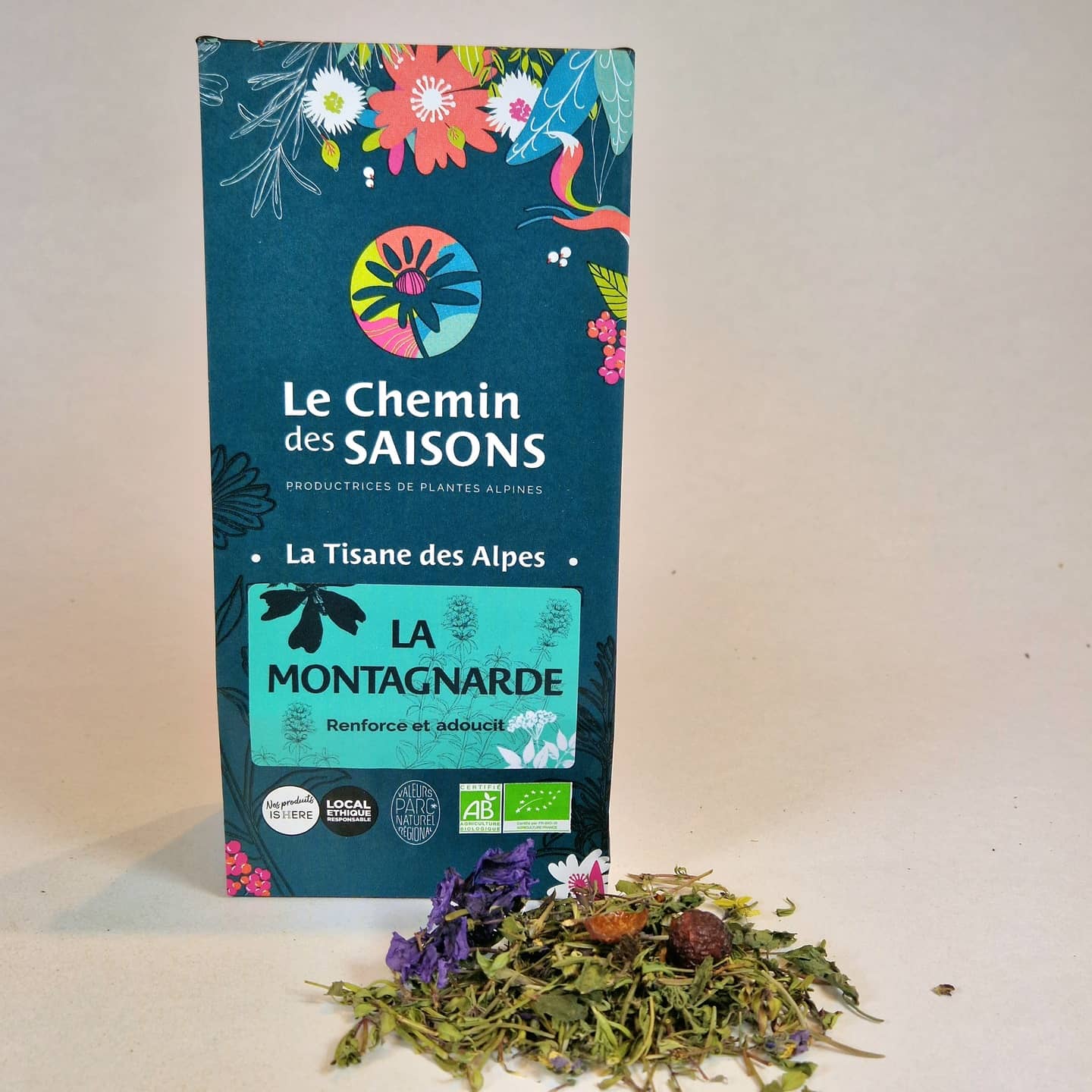 Tisane Réchauffante aux plantes bio du Vercors. Idéale pour s'armer contre le froid.