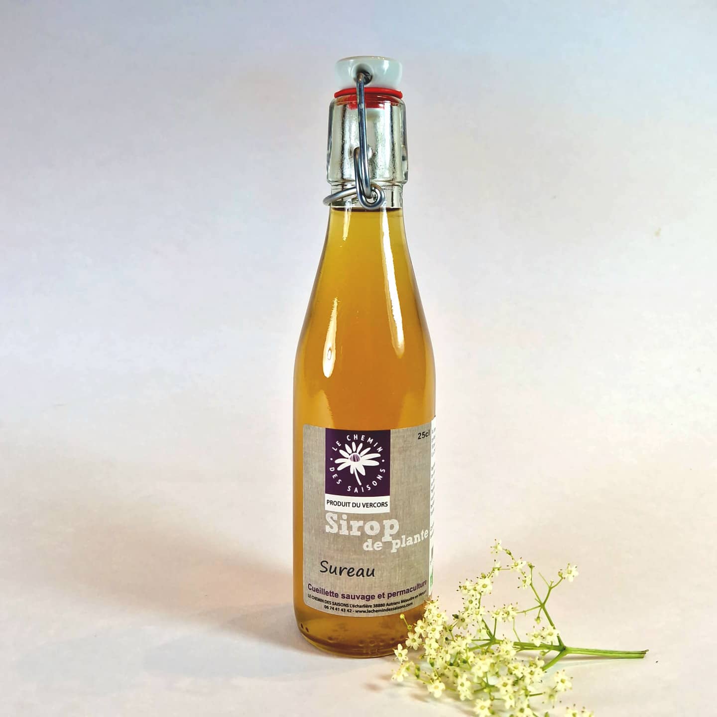 sirop naturel de sureau